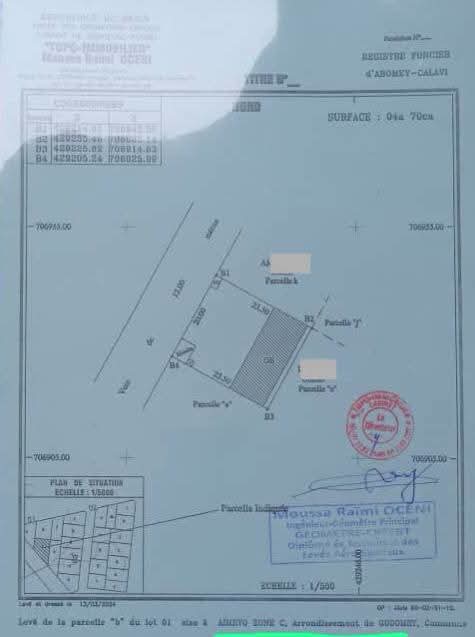 PARCELLE DÉJÀ LOTIE & RECASÉE À VENDRE, CEG GODOMEY - CALAVI